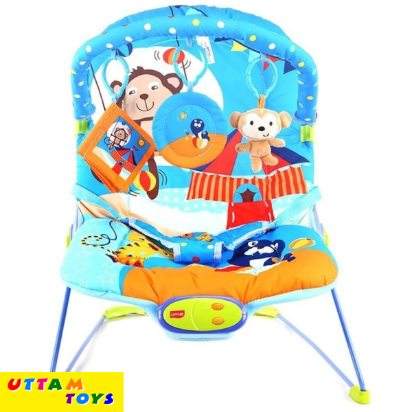 LuvLap Magic Circus Baby Bouncer, Blue