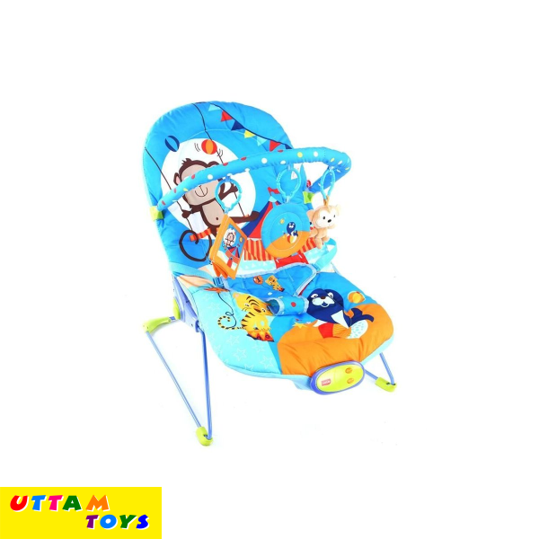 LuvLap Magic Circus Baby Bouncer, Blue