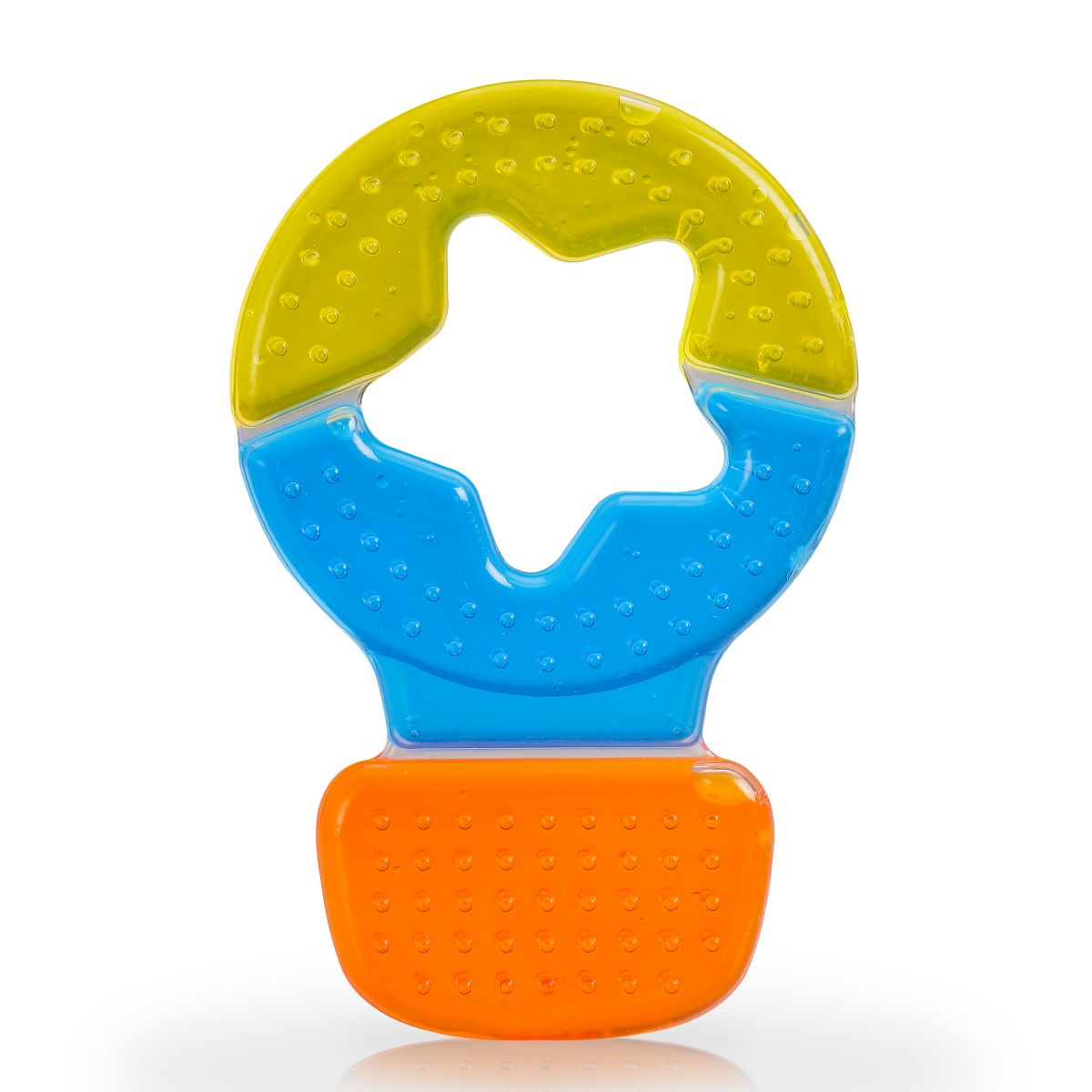 LuvLap Baby Water Filled Silicone Teether (Multicolor)