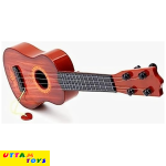 Guitar Toy 4-String Acoustic Music Learning Toys | Musical Instrument Educational Toy Guitar for Beginner | Sound Toys Best Gift for Kids | Age 3-12 (Product Colour May Vary)