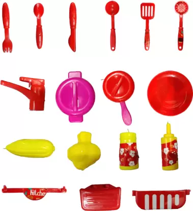 Kitchen Set Cooking Pretend Play Toys for Kids