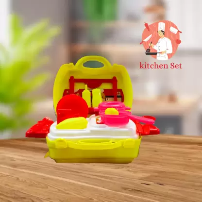 Kitchen Set Cooking Pretend Play Toys for Kids