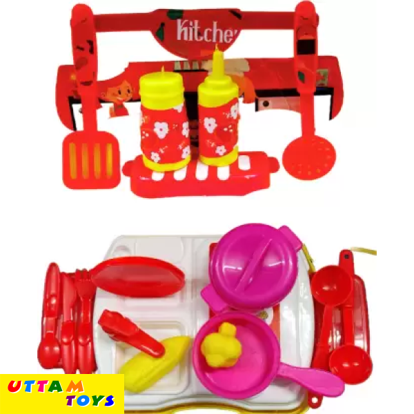 Kitchen Set Cooking Pretend Play Toys for Kids