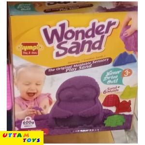 Wonder Sand 600g Smooth Sand for Kids (purple)